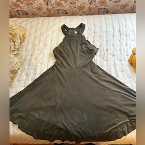 Velvet Scalloped Halter Dress from Alterd State.